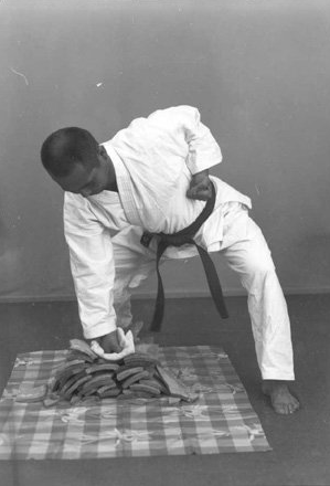 1968 Tile Breaking Portrait of Taika Seiyu Oyata